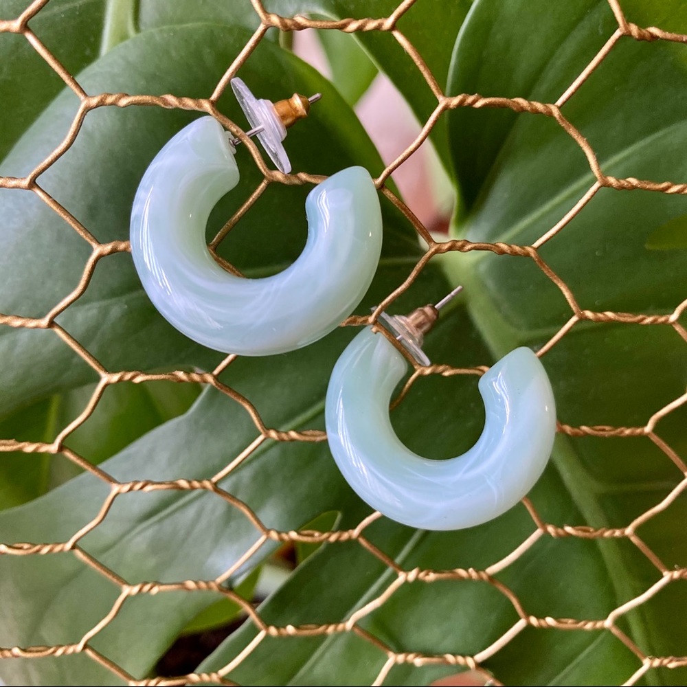 🛑SOLD🛑 Jade Mini Hoops